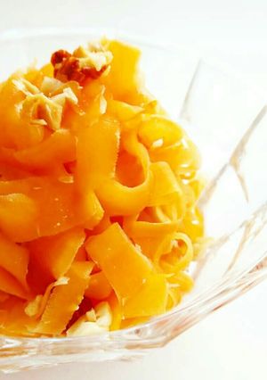 常備菜 ひらひらにんじんのクルミ味噌和え-レシピのメイン写真