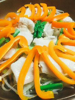 簡単MIXカット野菜と鳥むね肉 の蒸し鍋-レシピのメイン写真