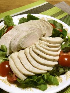 ブライン液でしっとりサラダチキン♪-レシピのメイン写真