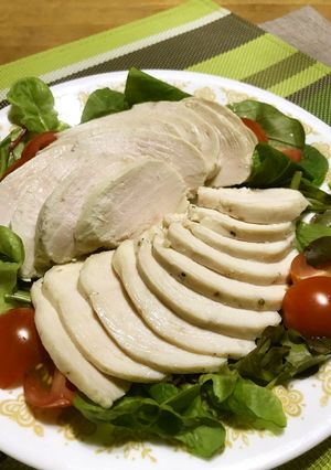 ブライン液でしっとりサラダチキン♪-レシピのメイン写真