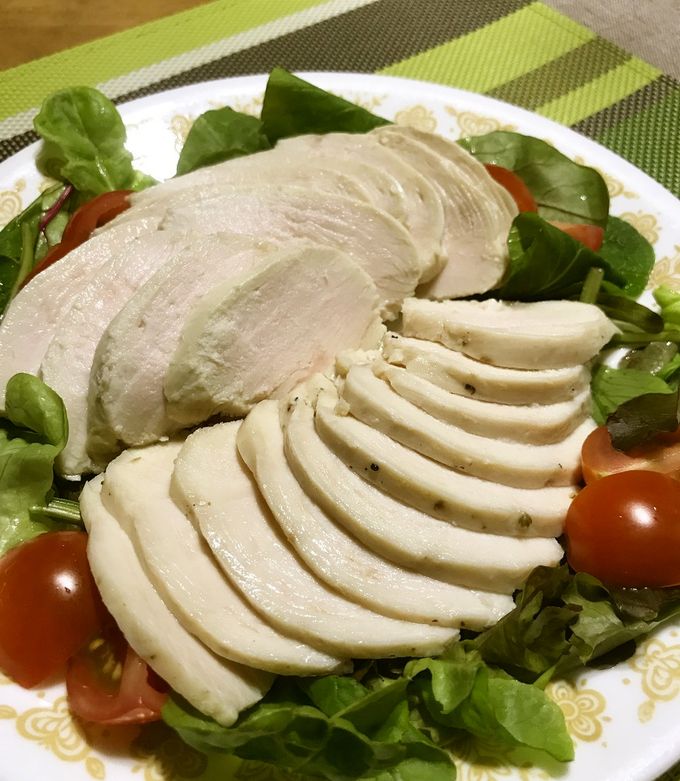 ブライン液でしっとりサラダチキン♪-レシピのメイン写真