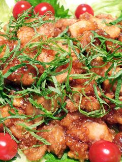 簡単!にんにくと醤油の鶏肉から揚げ-レシピのメイン写真