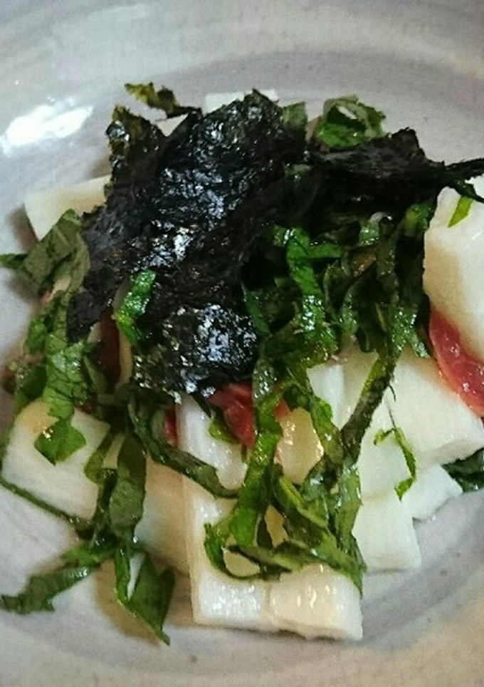 ☆簡単☆長芋の梅肉大葉和え-レシピのメイン写真