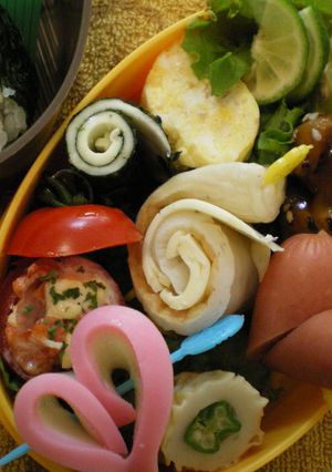 ある日のお弁当-レシピのメイン写真
