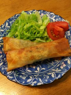 ササミと大葉の梅風味春巻き-レシピのメイン写真