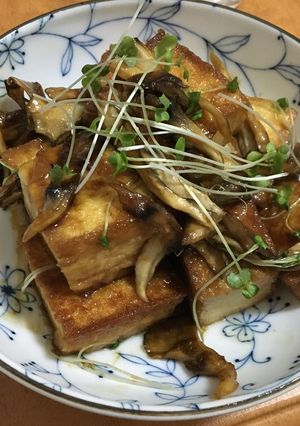 簡単★厚揚げの生姜焼き-レシピのメイン写真