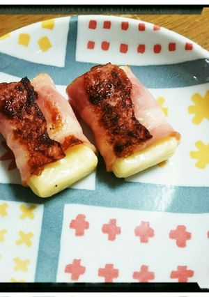ﾍﾞﾋﾞｰﾁｰｽﾞのﾍﾞｰｺﾝ巻き-レシピのメイン写真