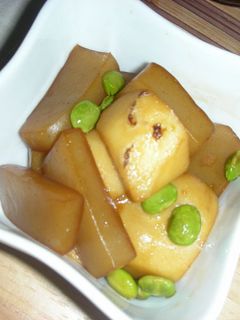 里芋と蒟蒻の甘辛煮-レシピのメイン写真