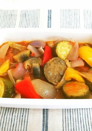 完熟のトマトで作る♡癒し系ラタトゥイユ♡-レシピのメイン写真