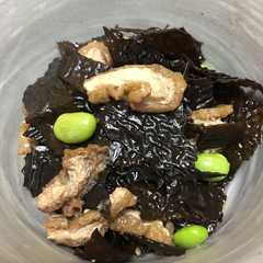 隠岐のあらめと枝豆の炒め煮-レシピのメイン写真