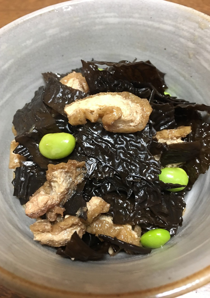 隠岐のあらめと枝豆の炒め煮-レシピのメイン写真