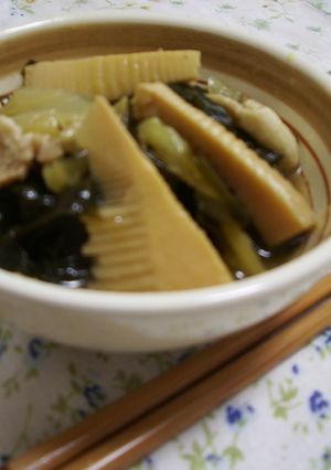 わかめと竹の子の含め煮-レシピのメイン写真