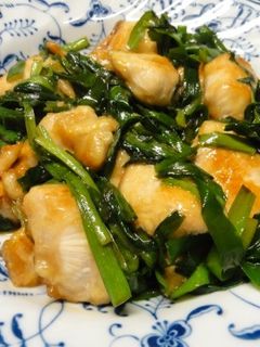 *鶏胸肉とニラのポン酢炒め*-レシピのメイン写真