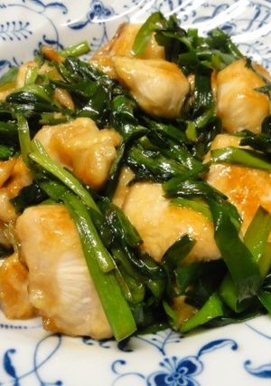 ＊鶏胸肉とニラのポン酢炒め＊-レシピのメイン写真