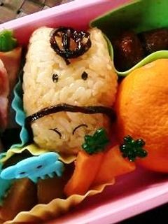 簡単★馬のデコおにぎり弁当-レシピのメイン写真