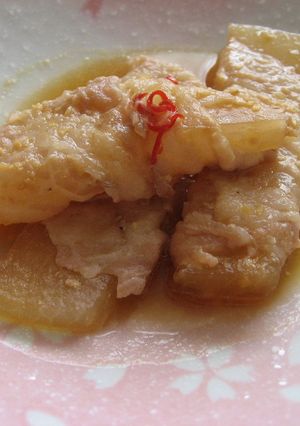 大根と豚肉の味噌煮込み-レシピのメイン写真
