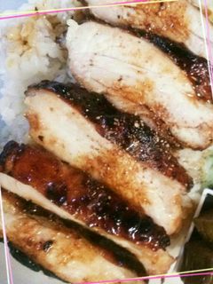 簡単 漬けて焼くだけ☆鶏照り焼き弁当-レシピのメイン写真