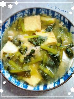 美味♡小松菜と厚揚げのみぞれ煮♪-レシピのメイン写真