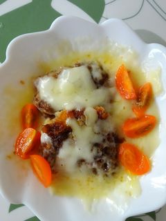 余ったカツdeトマトチーズ焼き♪-レシピのメイン写真