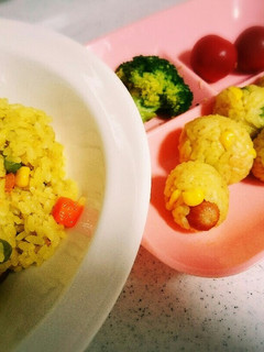 炊飯器で離乳食完了期〜大人のカレーピラフ-レシピのメイン写真