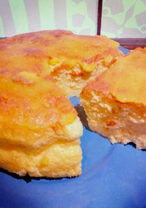 豆腐入り2種のチーズ入スフレCAKE-レシピのメイン写真