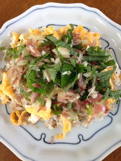 鯖缶と酢生姜で簡単♪まぜ寿司-レシピのメイン写真