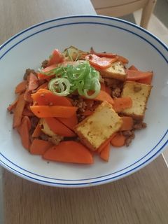 ☆人参と厚揚げのひき肉カレー炒め☆-レシピのメイン写真