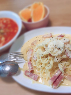 簡単☆濃厚カルボナーラ-レシピのメイン写真