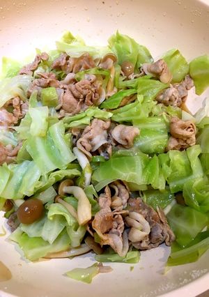 豚肉とキャベツのピリ辛蒸し-レシピのメイン写真