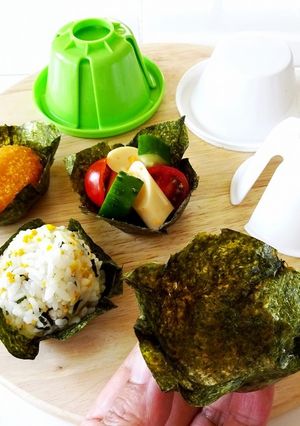 たべれるのりカップ（海苔カップ）-レシピのメイン写真