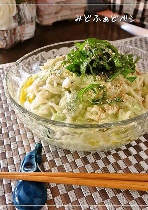 冷製クリームパスタ的✿冷やし塩らーめん-レシピのメイン写真