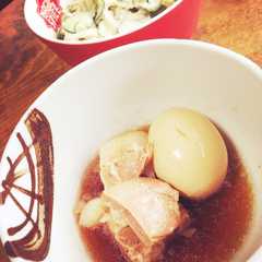 圧力鍋ナシ☆超簡単豚の角煮-レシピのメイン写真