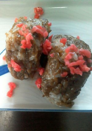 おかずいらずの牛丼おにぎり-レシピのメイン写真