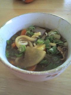 野菜たっぷりで食べるカレーうどん-レシピのメイン写真