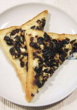 レーズンチーズトースト-レシピのメイン写真
