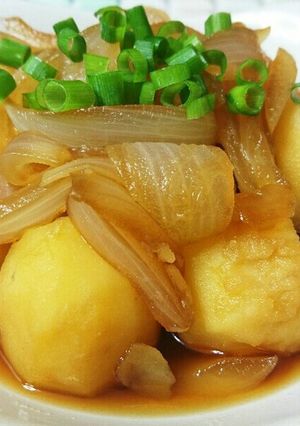 簡単☆じゃがいもと玉ねぎの煮物☆-レシピのメイン写真