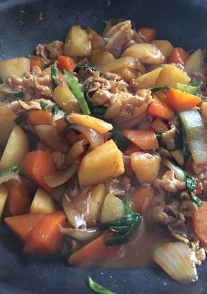岐阜の給食！ご飯進む！韓国風肉じゃが-レシピのメイン写真