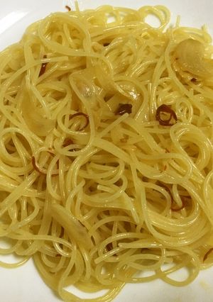 超楽々 パスタ ペペロンチーノ作ります。-レシピのメイン写真