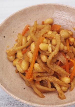 簡単!切り干し大根と大豆の含め煮-レシピのメイン写真