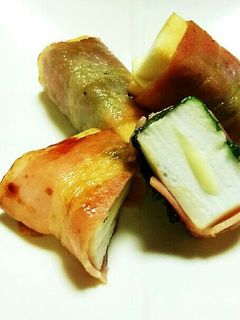 簡単☆はんぺんチーズのベーコン巻き-レシピのメイン写真