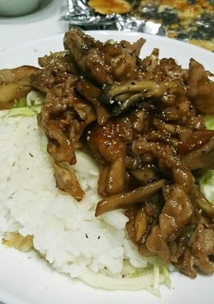オイマヨ♪豚丼 生姜もきかせて。-レシピのメイン写真