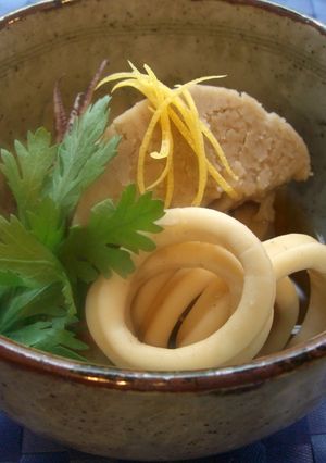 イカと京芋の煮もの♪-レシピのメイン写真
