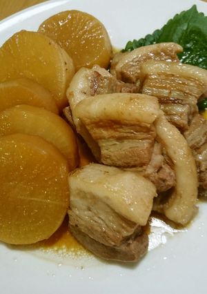 フライパン1つ♡大根と豚バラ肉の角煮-レシピのメイン写真