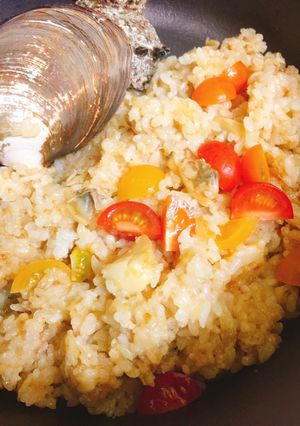 炊飯器で作るシーフードピラフ-レシピのメイン写真