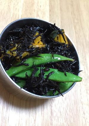 ひじきとかぼちゃとえんどうのサラダ-レシピのメイン写真