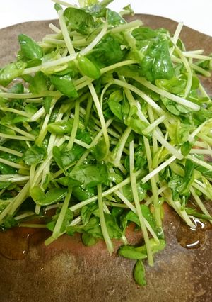 簡単3分♪豆苗のタイ風しゃきしゃきサラダ-レシピのメイン写真