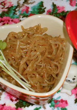 白滝1袋で1品♪ピリ辛白滝!-レシピのメイン写真