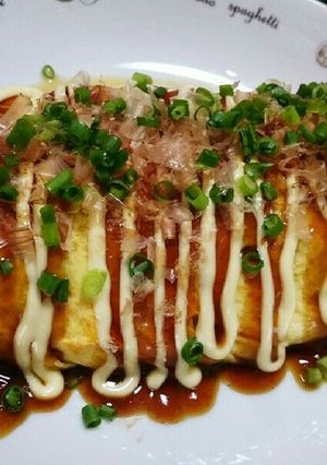 余り物で♡とん平焼き-レシピのメイン写真