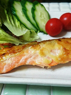簡単☆鮭の味噌マヨ焼き☆-レシピのメイン写真