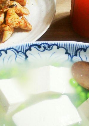 お豆腐と枝豆のあっさりスープ-レシピのメイン写真
